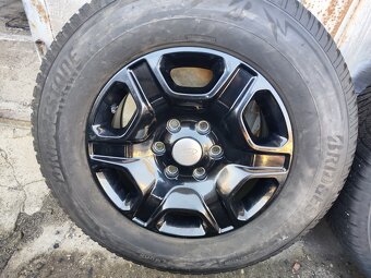 17"černá zimní alu sada 6x139 origo Ford Ranger 265/65 Brid - 6