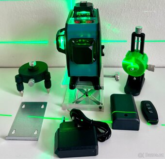 4D křížový laser se stativem – 16 linií, dálkové ovládání - 6