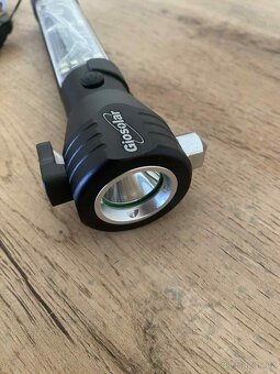 Multifunkční taktická solární svítilna 9v1, zn. Giosolar - 6