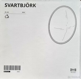 610 - Dekorativní konvexní zrcadlo SVARTBJÖRK - IKEA, 41 cm - 6