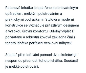 zahradní lehátka - 6