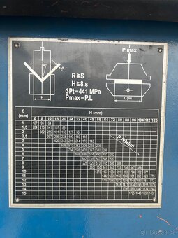 Ohraňovací lis CTO 80 - 6