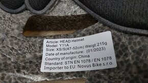Dětská helma Head vel. XS/S (47-52cm), úplně nová v záruce - 6