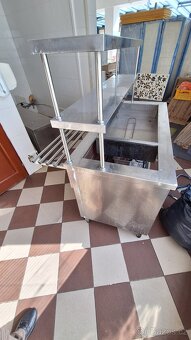 Výdejní stůl na teplé potraviny 70-150-85 cm / 60cm Nastavec - 6