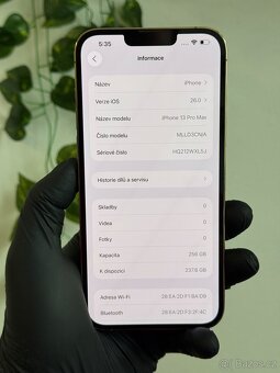 iPhone 13 Pro Max 256GB zlatý - 100% baterie - 6