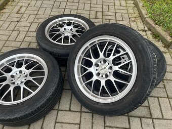 ALU kola ASA AR1 8x17 5x114,3 + letní pneu 225/55 R17 – TOP - 6