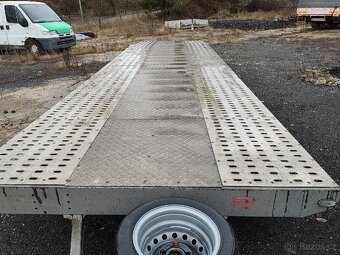 Dvouplato - Autopřepravník na 2 auta - 3 osa - - 6