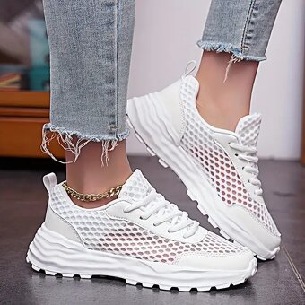 Bílé letní tenisky - 6