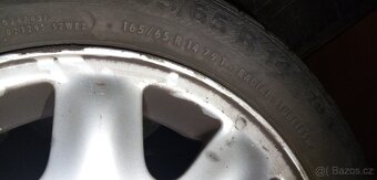 PRODÁM SADU LETNÍ KOL OPEL R14 165/65 4X100 - 6