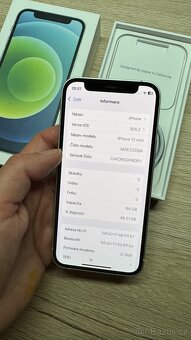 Prodám zelený iPhone12 mini 64GB v super stavu - 6