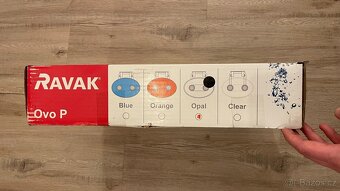Sedátko do koupelny RAVAK OVO P OPAL/BLACK - 6
