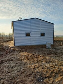 Plechová garáž 6x7m - 6