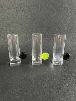 6x panák s držátkem 70ml, Crystalex Nový Bor - 6