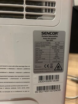 Odvlhčovač Sencor 3020WH - 6