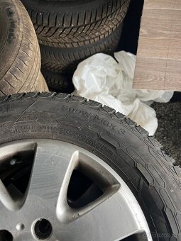 Zátěžové Alu kola VW Transporter 5x120 R16 se zimními pneu - 6
