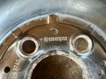 Originální plechové disky Mercedes-Benz Vito 5x112 R16 - 6