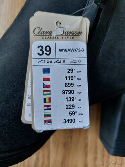 NOVÉ kotníkové zimní boty velikost 39 PC 899,- - 6