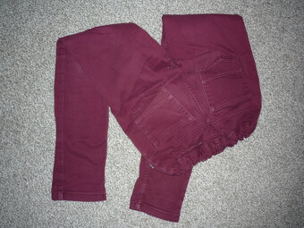 Černé džíny, rifle zn C&A, vel 146 - 6