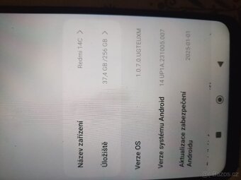Prodám mobilní telefon redmi 14c v záruce 22 měsíců - 6
