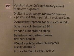 Bezdrátové reproduktory k PC, NTB, mobilu ..... - 6