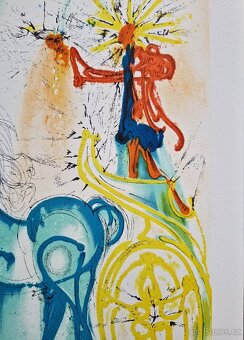 SALVADOR DALI - Le Cheval de Triomp (Certifikát) litografia - 6