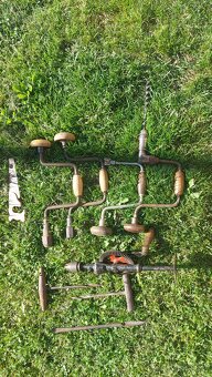 Retro ruční vrtačky + 4x a 2x Nebozez - 6