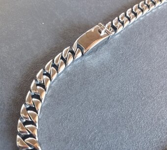 NOVÝ masivní pánský nerezový náhrdelník Kalen - š. 12 mm - 6