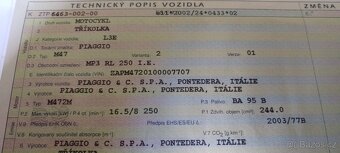 Prodám Piaggio MP3 250 - 6