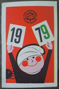 Kalendáříky kartičkové 1968 až 1996 - 6