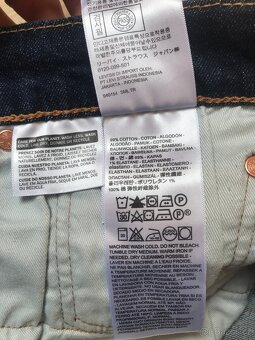 Levi’s 512 modré džíny panské - 6