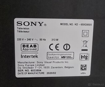 Sony 4K televize kd-65xg9505 65" 164cm, android - 6