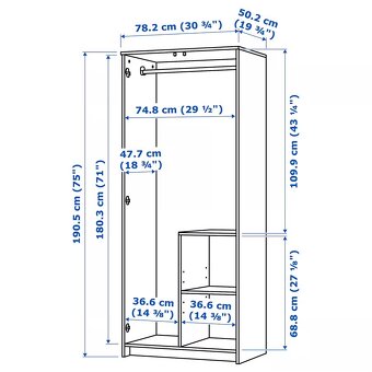 Ikea skříň, model Brimnes - 6