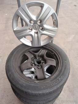 Disky Opel 6.5J 16 ET39 5x110 pneu 205/55R16 - 6