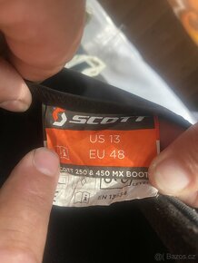 Motokros boty scott 250 - 6