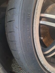 4x originální alu kola Ford 5x108 – 2x nové pneu (DOT 3723) - 6