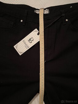 Černé džíny s širokými nohavicemi - 6