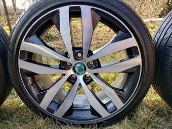 Originál ALU kola Škoda Fabia / Rapid R17 + letní pneu - 6