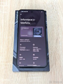 Nový Nothing Phone 3a Pro 12/256GB Záruka - 6