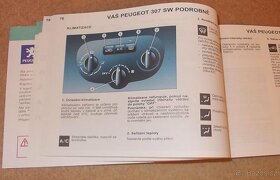 Peugeot 307 SW - český návod k obsluze příručka - 6