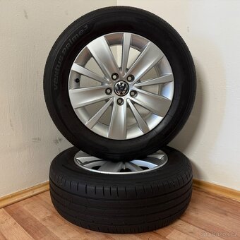 VW SHARAN II 5x112 R16 ET33+LETNÍ 205/60R16 5,5/3mm - 6