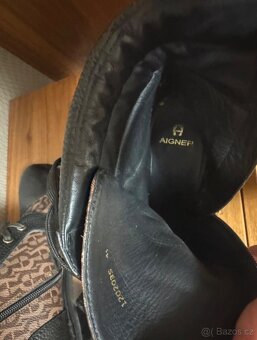 Kotníkové boty Aigner, vel.41, kožené - 6
