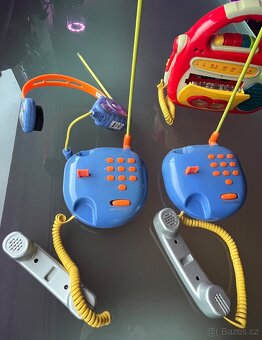Dětský telefonní set + kazetový přehrávač s mikrofonem - 6
