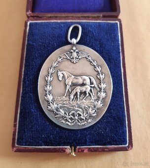 RU Ag medaile Státní cena za chov koní FJI v etui - 6