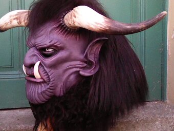 KRAMPUS maska ČERNÝHO ĎÁBLA- PRODÁNO - 6