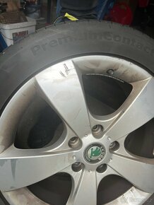 orig. disky škoda PEGASUS + pneu CONTINENTAL - 6