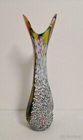 Luxusná umelecká váza z hútneho skla - 6