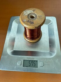 Měděný drát - různé průměry (0,12 až 1,06 mm) - 6