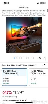 Soundbar Sony HT-S2000 + TV Ambilight LED pásky ZDARMA - 6
