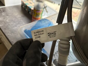 IKEA kuchyňský set - dřez VATTUDALEN + baterie SUNDSVIK - 6