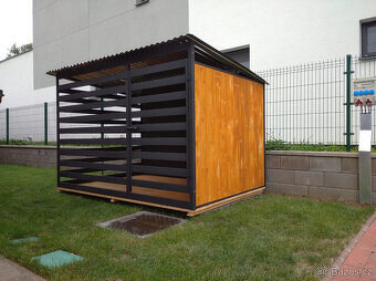 Voliéra –Kotec pro psa 3×2 m , vodorovné uzavřené profily. - 6